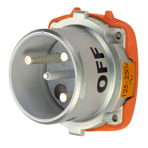 37-68176-C-K07 - DS100C INLET METAL SIZE 4 TYPE 3R 2P+N+G 100A 125/250 VAC 60 Hz NO AUX